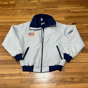 Vintage '80's Mens Sportsmaster Fleece Lined Bomber Jacket Size XLT TALL USA